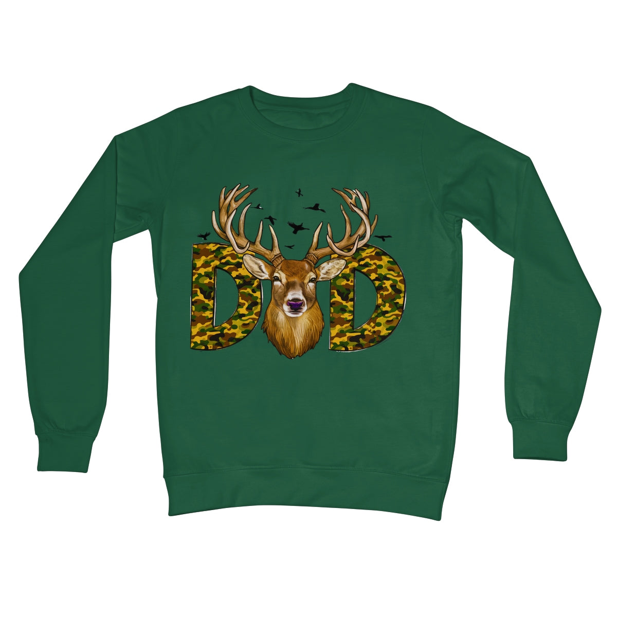 DAD Deer Crew Neck Sweatshirt - D'Sare