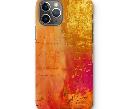 Warm Amber Seranade Snap Phone Case Eclectic Art - D'Sare