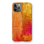 Warm Amber Seranade Snap Phone Case Eclectic Art - D'Sare