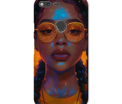 Solar Flare Radiant Soul  Beautiful Black Girl  Snap Phone Case - D'Sare