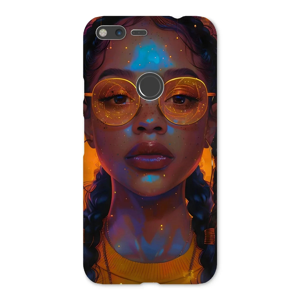 Solar Flare Radiant Soul  Beautiful Black Girl  Snap Phone Case - D'Sare
