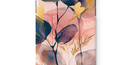 Peachy Golden Flora Escape Tough Phone Case by Prodigi