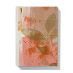 Peach Golden Leafy Escape 06 Eclectic Art Hardback Journal - D'Sare