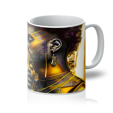 Golden Embrace Majestic Love Waterfall Mug - D'Sare