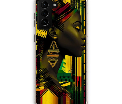 African Print Empress  Eco Phone Case - D'Sare