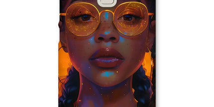 Solar Flare Radiant Soul Beautiful Black Girl Snap Phone Case by Prodigi