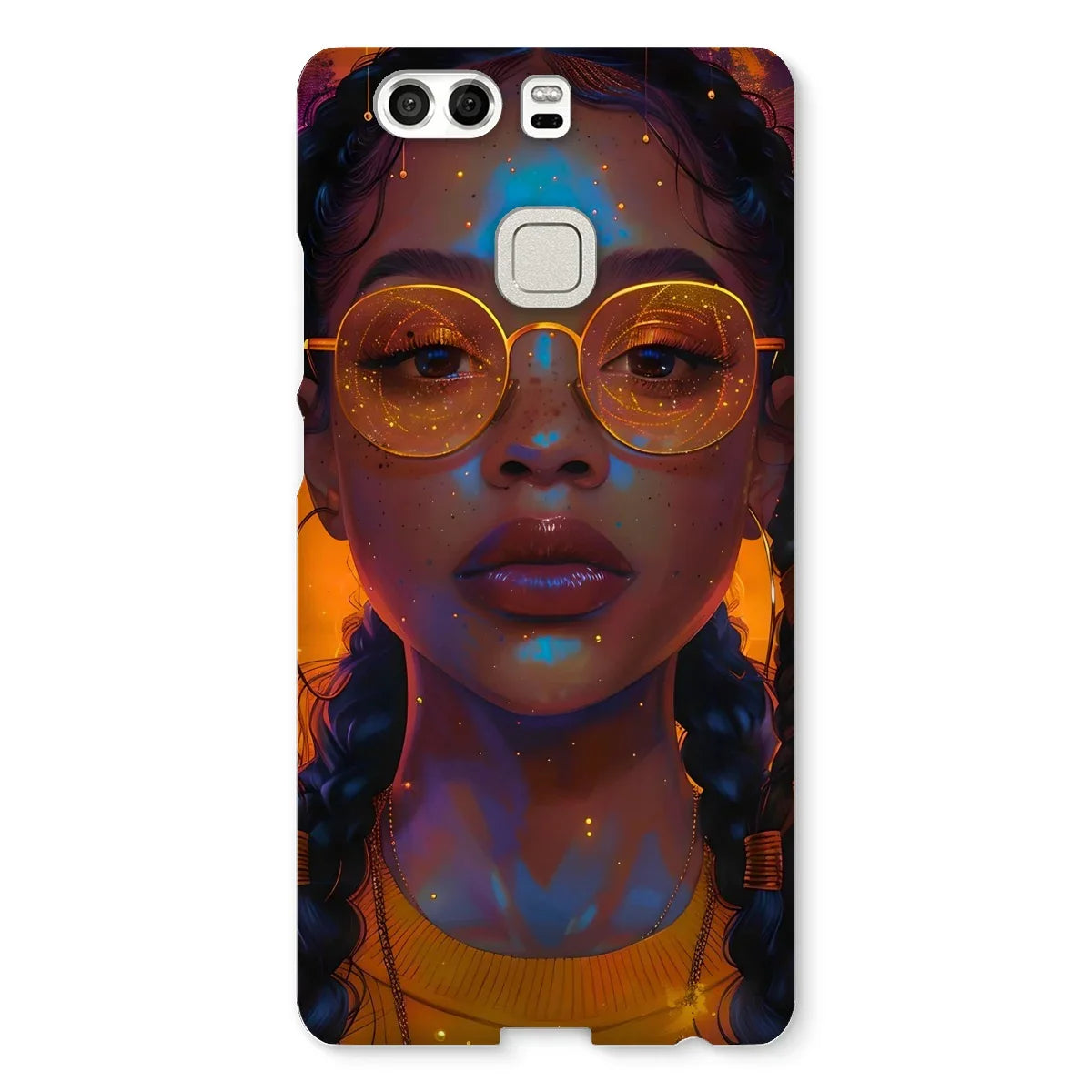 Solar Flare Radiant Soul  Beautiful Black Girl  Snap Phone Case - D'Sare