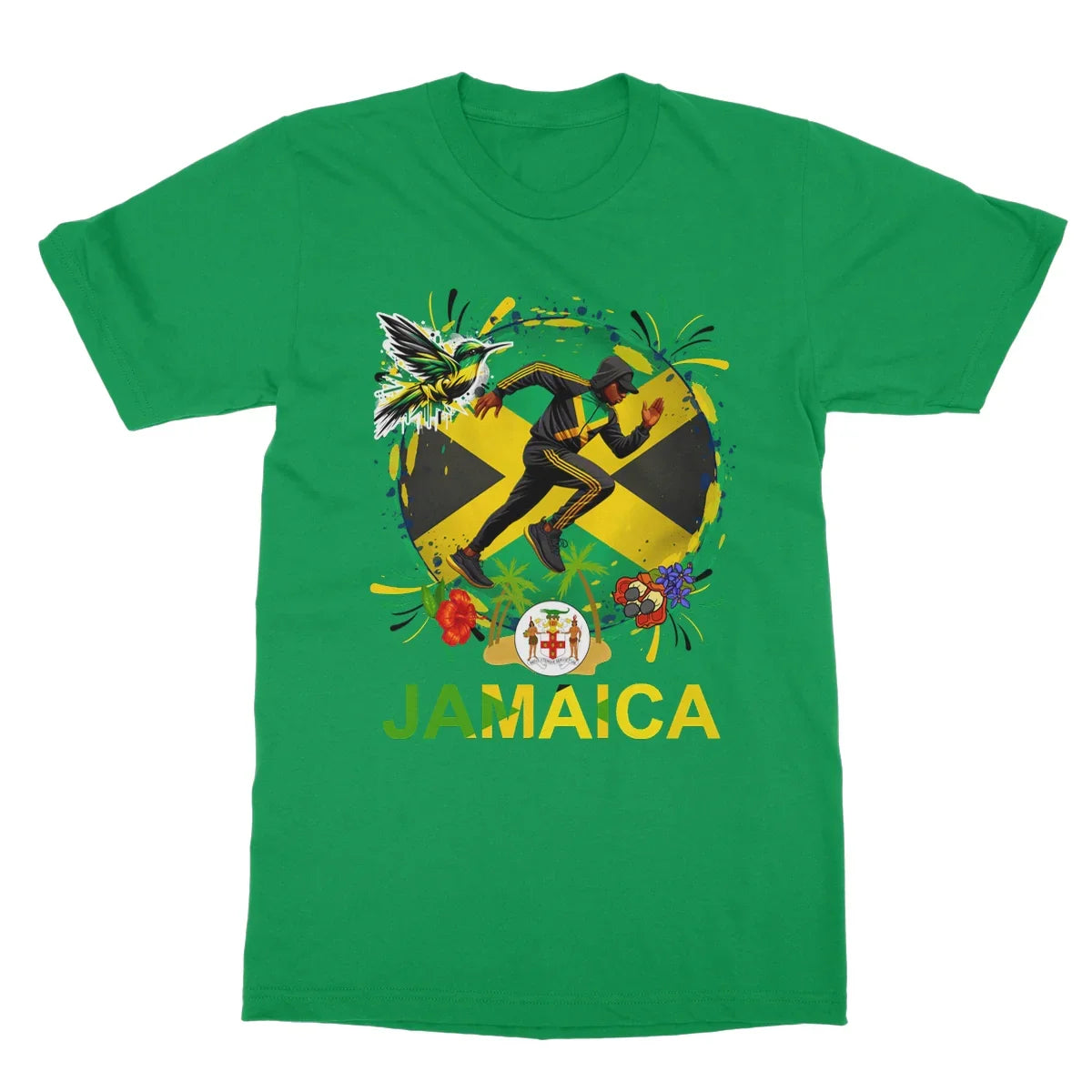 Jamaica Love Graffiti  Softstyle T-Shirt - D'Sare