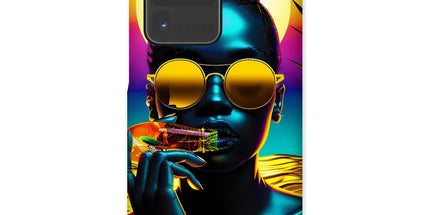 Tropical Sunset Dreams : Neon Vibes Snap Phone Case by Prodigi