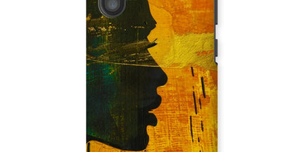 Golden Afrocentric Silhouette Tough Phone Case by Prodigi