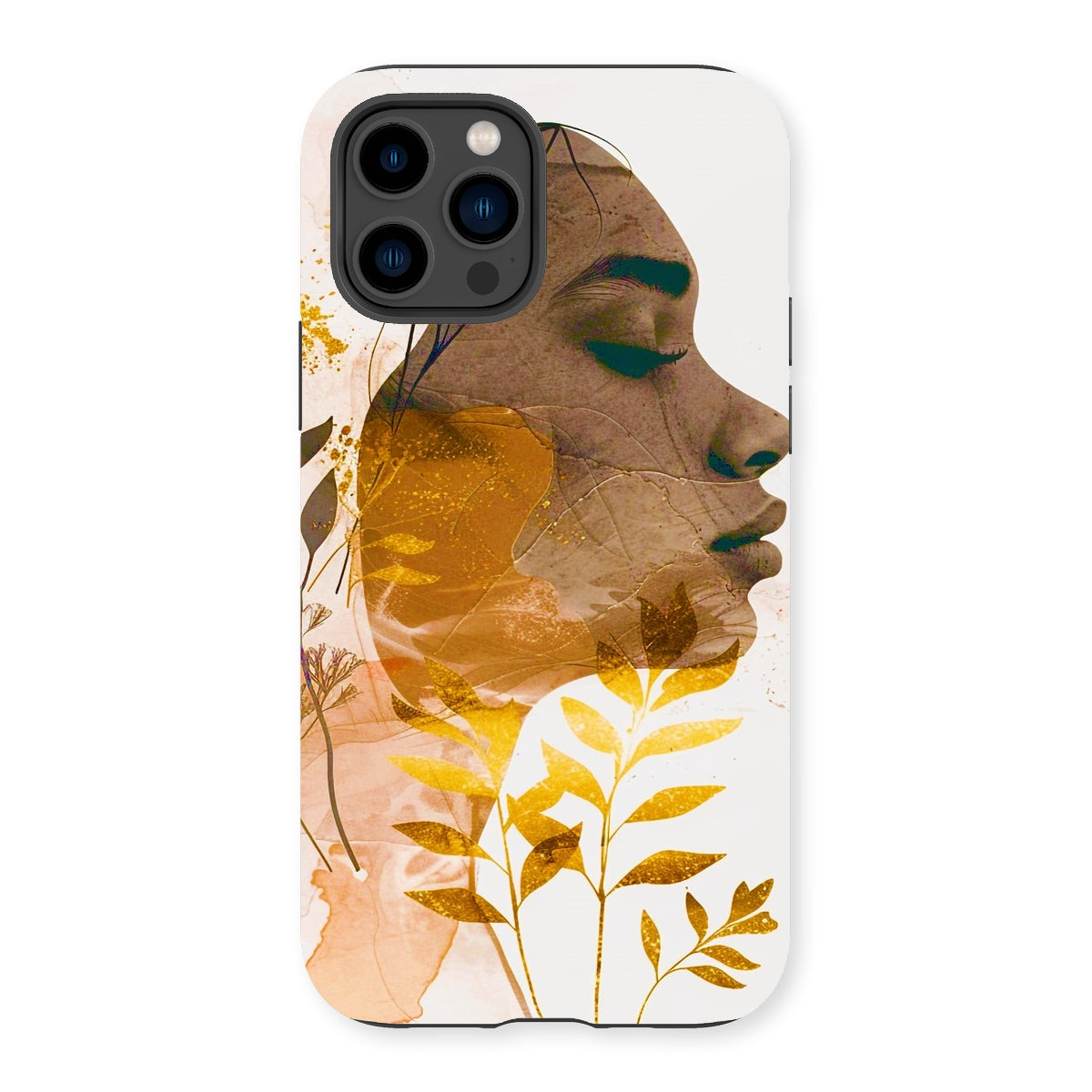 Golden Harmony Silhouette  Tough Phone Case - D'Sare