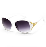 Lady luxury vintage Oval Sunglasses Women shades Elegant Goggles Female Sun Glasses oculos de sol feminino