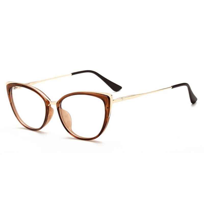 Anti-blue Light Cat Eye Spectacle Women Lens Glasses by eprolo