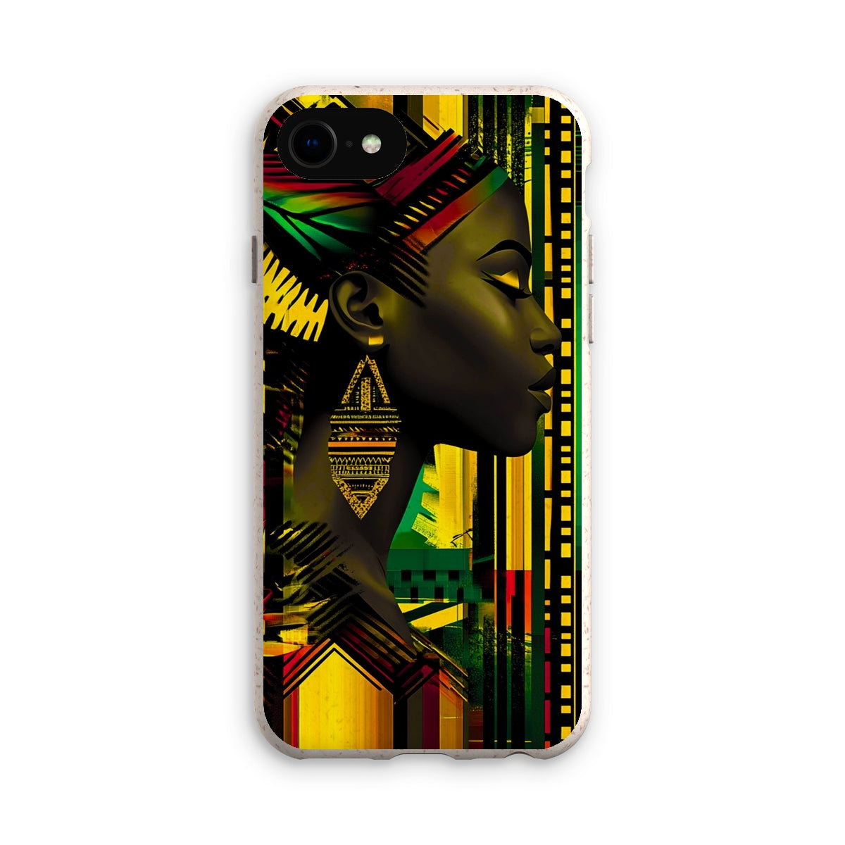 African Print Empress  Eco Phone Case - D'Sare