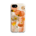 Poppy Echoes Golden Peach Escape 06 Eclectic Art Eco Phone Case - D'Sare