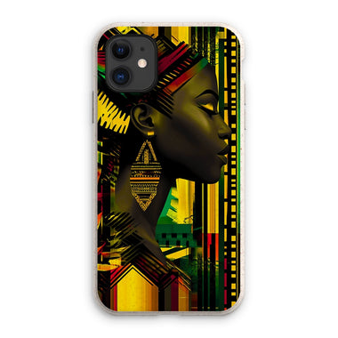 African Print Empress  Eco Phone Case - D'Sare