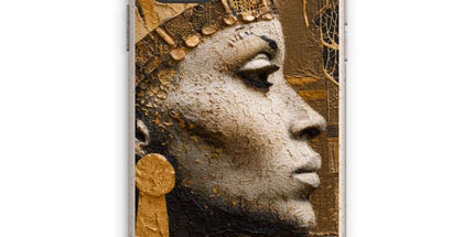 Afrocentric Golden Empress Eco Phone Case by Prodigi