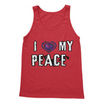 I Love My Peace Softstyle Tank Top - D'Sare