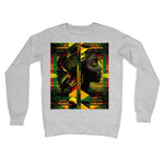 Abstract Red and Green Black Queen Fusion Crew Neck Sweatshirt