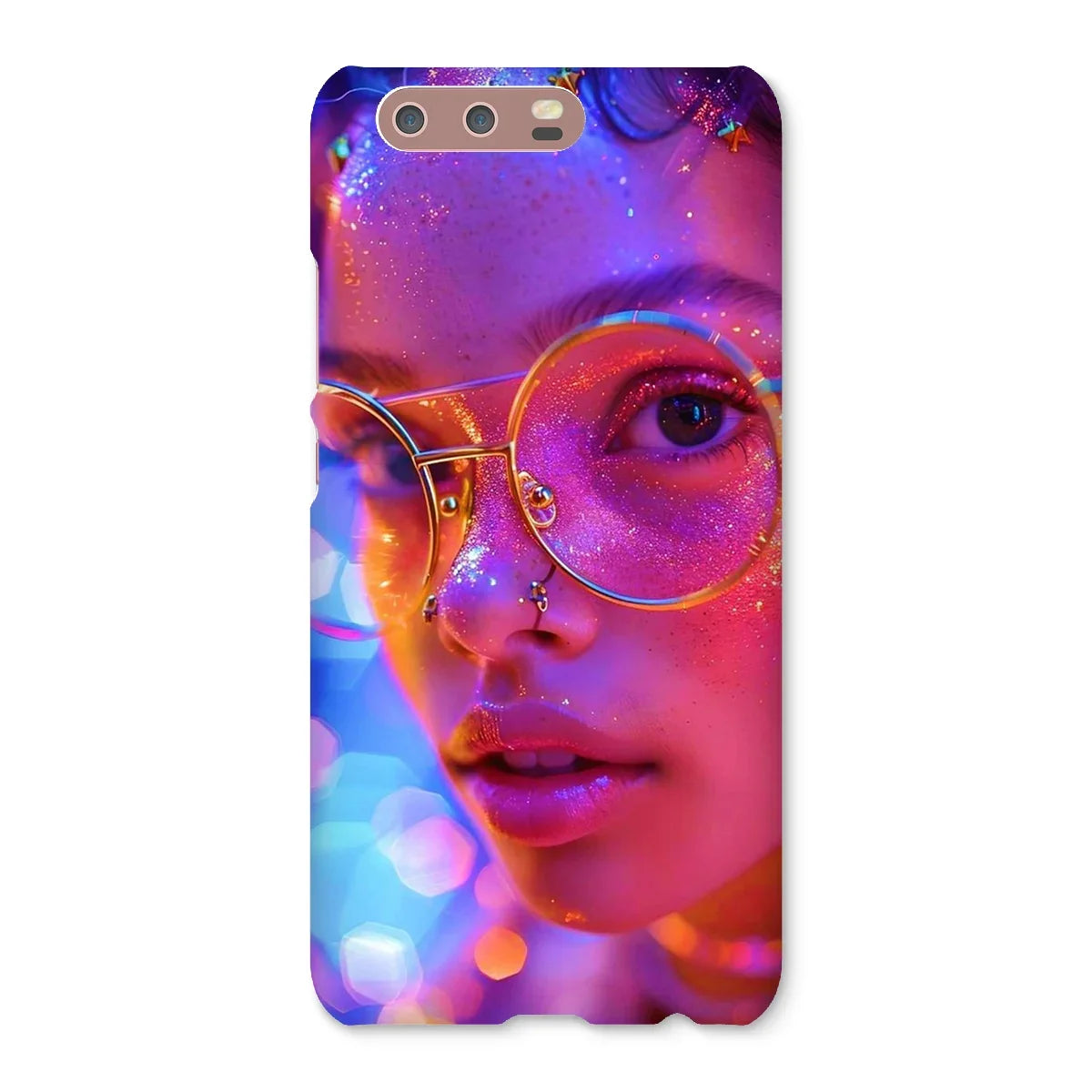 Woman Cosmic Radiance Dreamy Stardust  Snap Phone Case - D'Sare
