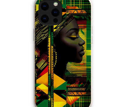 Red and Green Black Queen Fusion Eco Phone Case