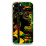 Abstract Red and Green Black Queen Fusion Eco Phone Case