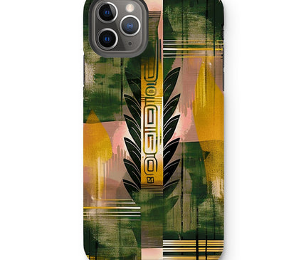 Echos of Duality Golden Reflection Tough Phone Case