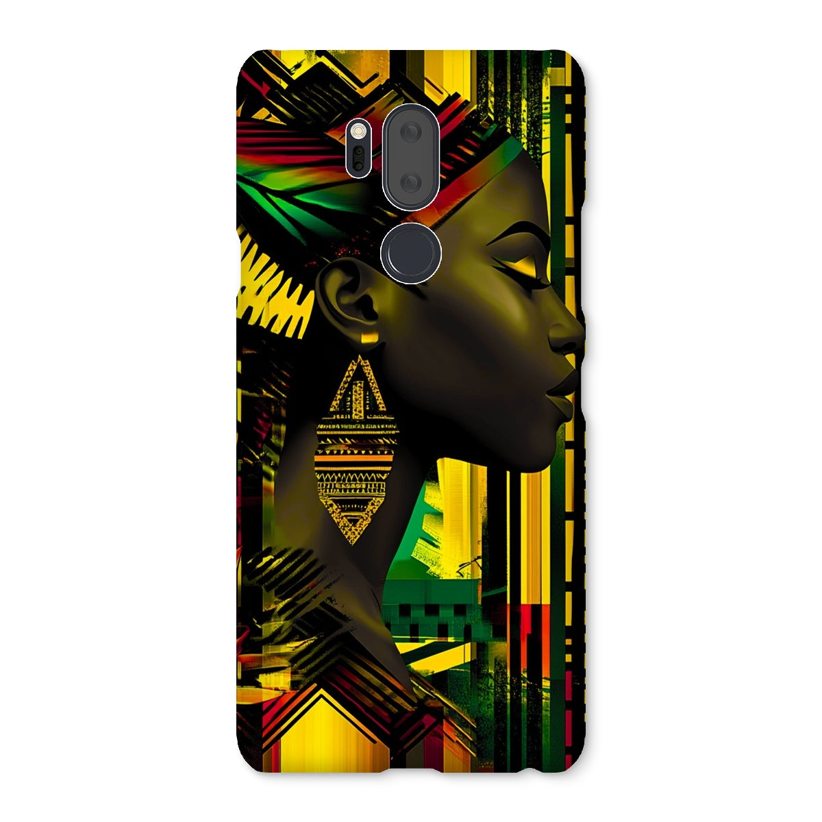 African Print Empress  Snap Phone Case - D'Sare