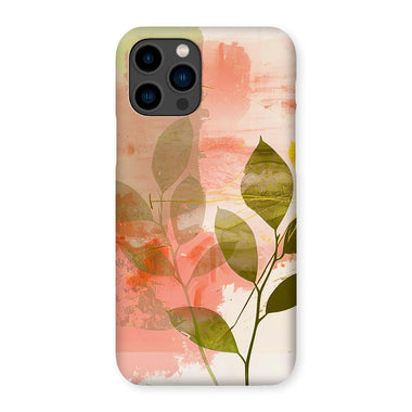 Peach Golden Leafy Escape  Snap Phone Case - D'Sare