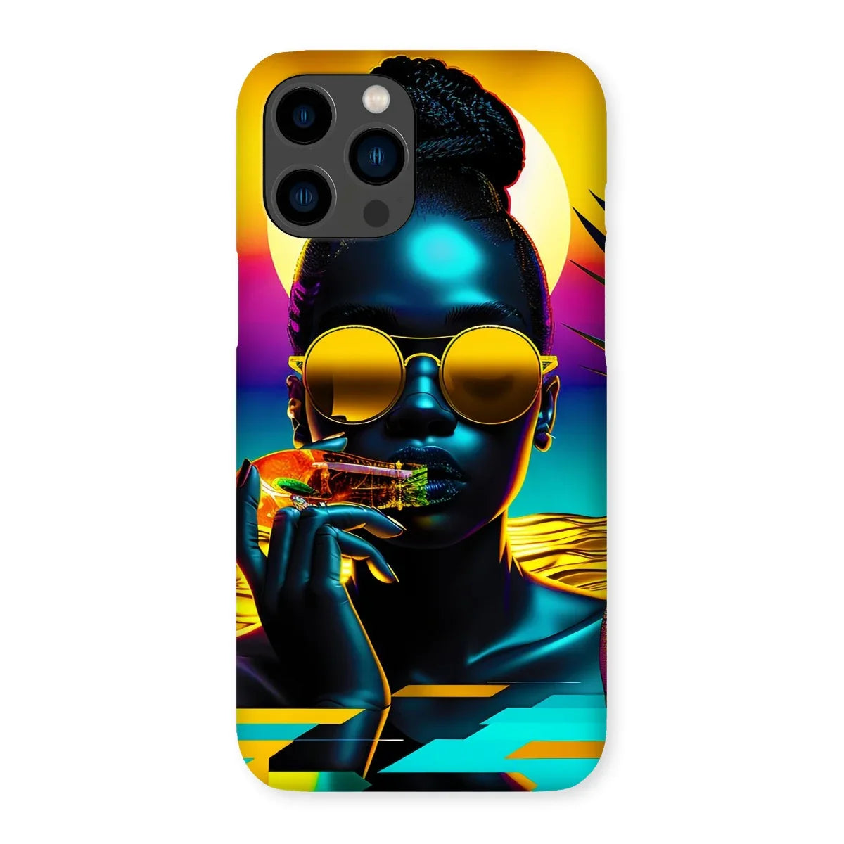 Tropical Sunset Dreams : Neon Vibes  Snap Phone Case - D'Sare