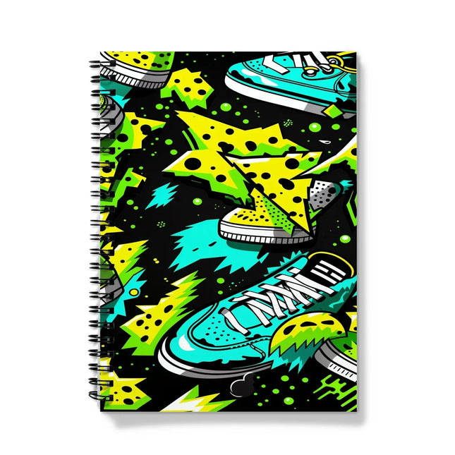 Electric Kicks Art: Urban Pop Art Explosion, Graffiti  Notebook - D'Sare
