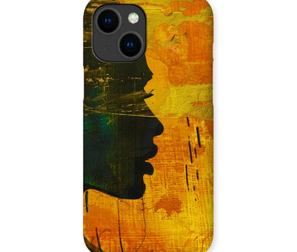 Golden Afrocentric Silhouette Snap Phone Case - D'Sare
