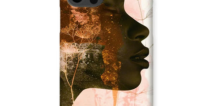 Golden Silence Serene Echoes Snap Phone Case by Prodigi