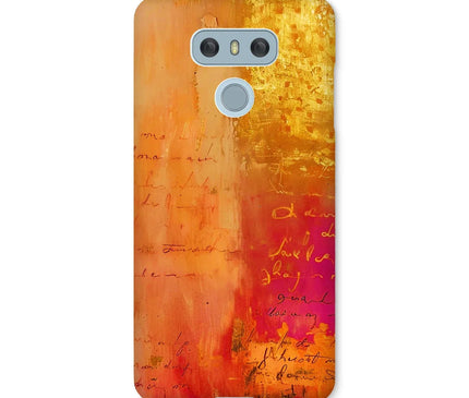 Warm Amber Seranade Snap Phone Case Eclectic Art - D'Sare