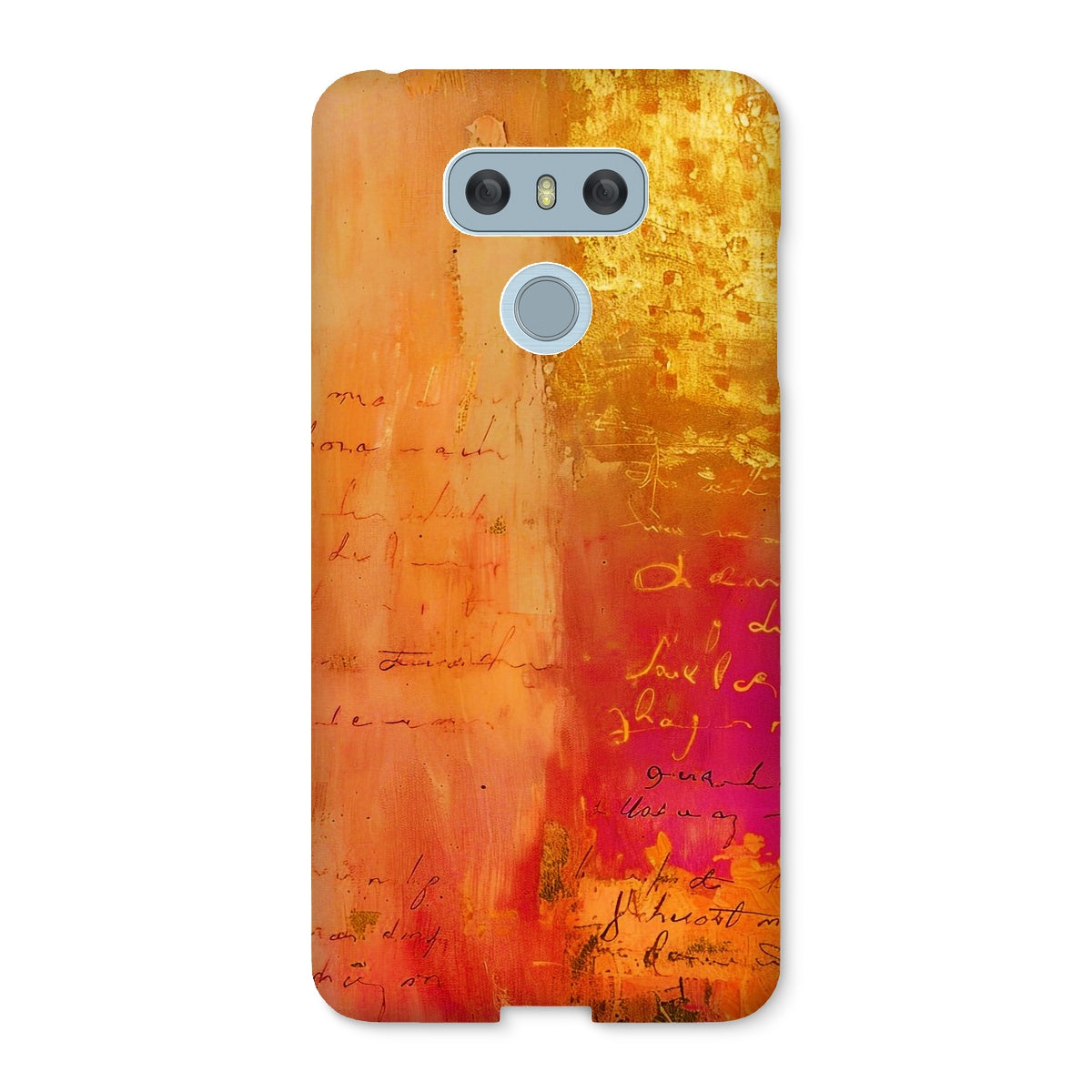 Warm Amber Seranade Snap Phone Case Eclectic Art - D'Sare