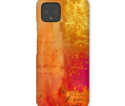 Warm Amber Seranade Snap Phone Case Eclectic Art - D'Sare