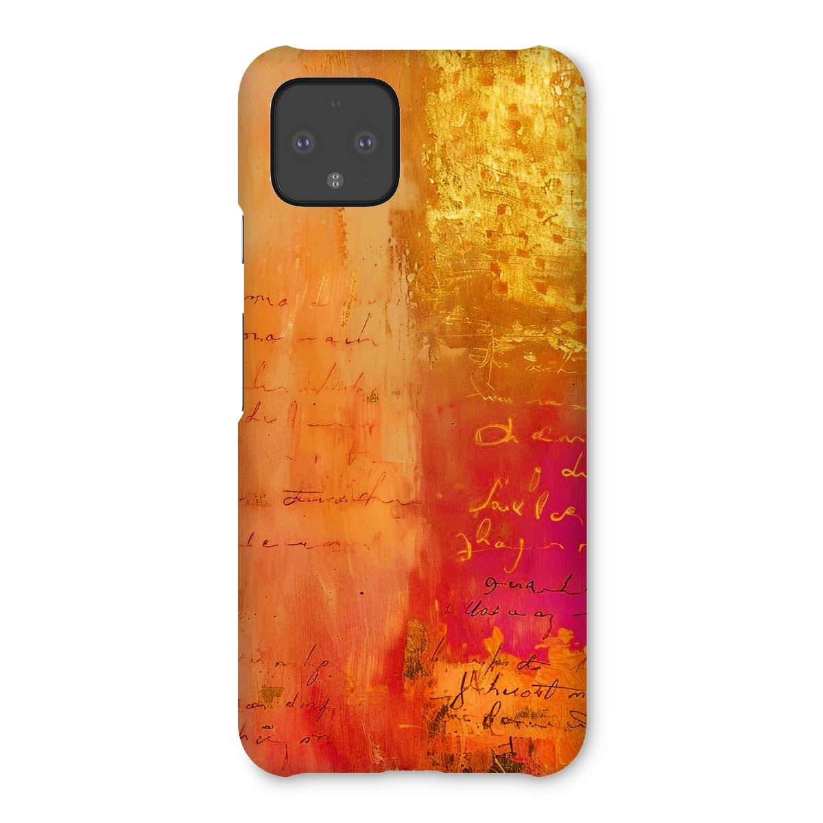 Warm Amber Seranade Snap Phone Case Eclectic Art - D'Sare