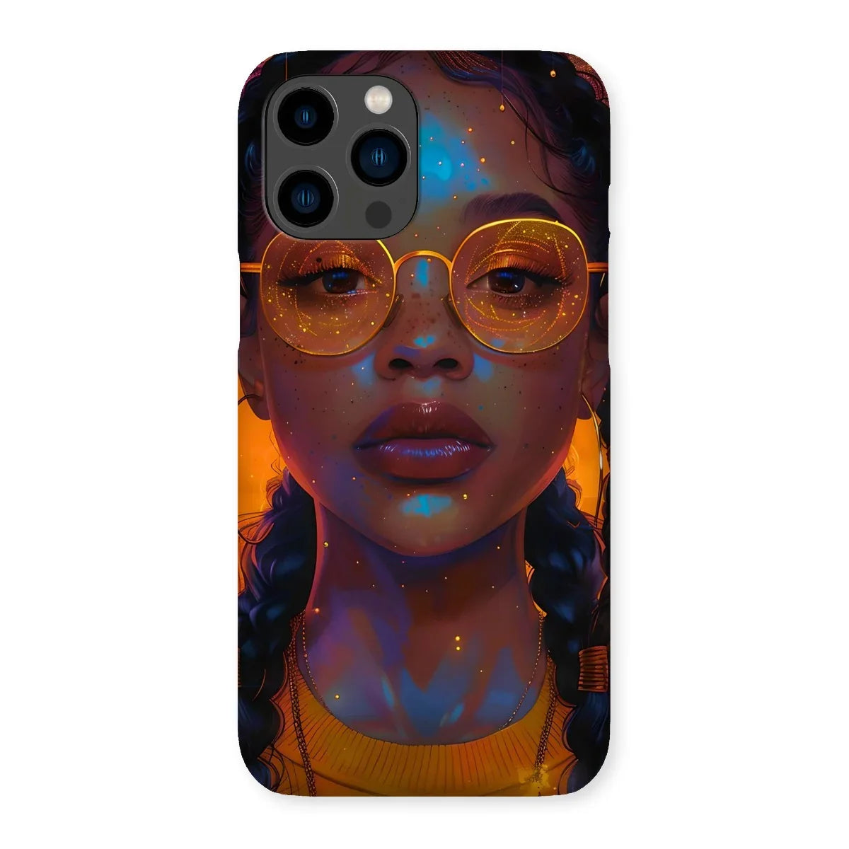 Solar Flare Radiant Soul  Beautiful Black Girl  Snap Phone Case - D'Sare
