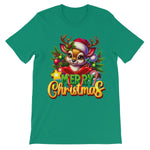 Reindeer Merry Christmas  Unisex Short Sleeve T-Shirt