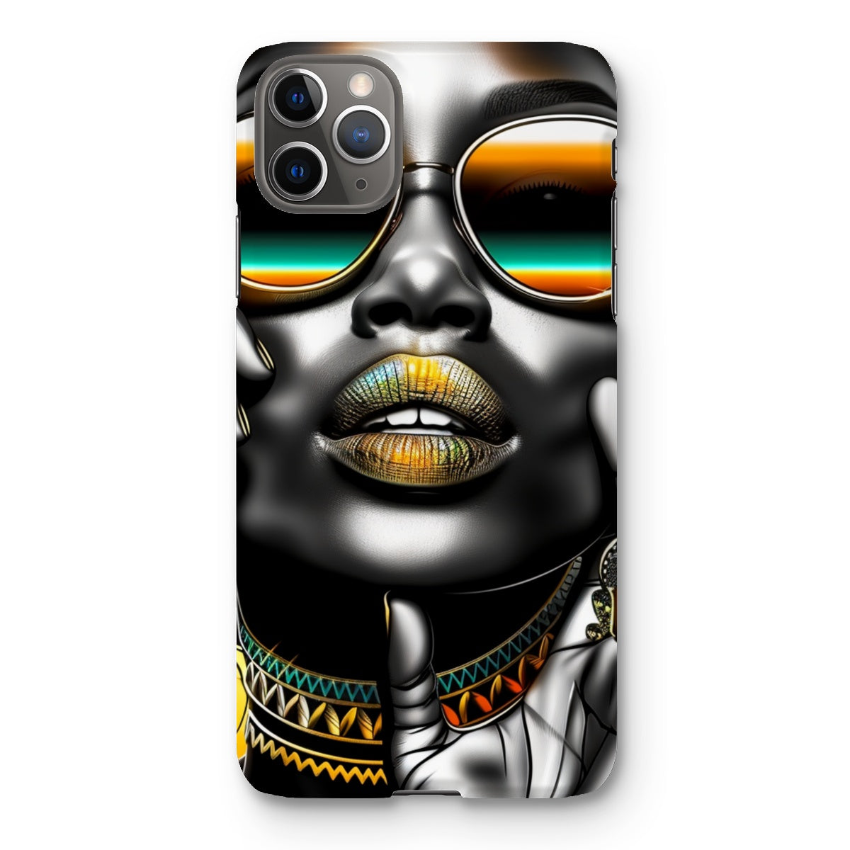 Vibrant Flow Girl Snap Phone Case - D'Sare