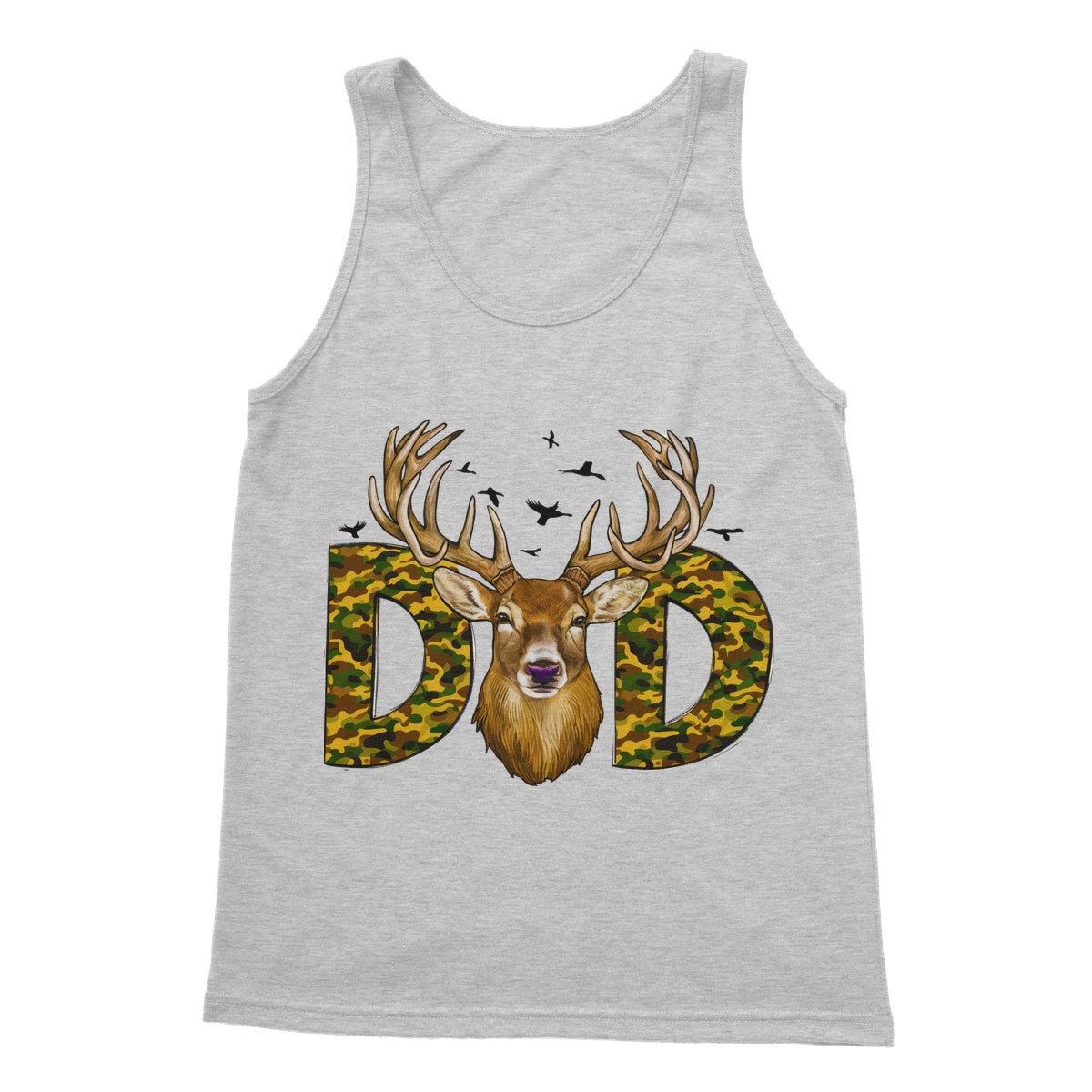 DAD Deer Softstyle Tank Top - D'Sare