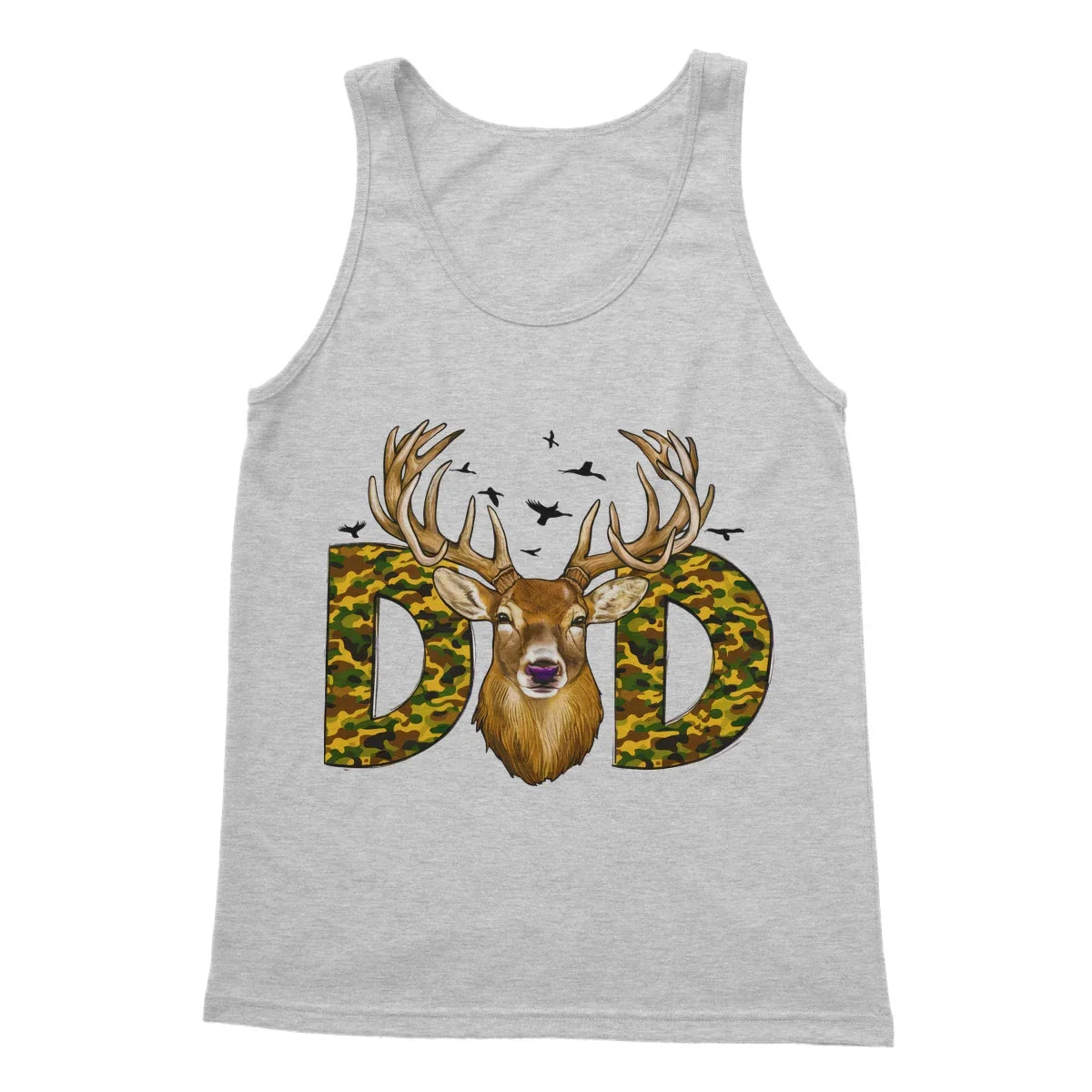 DAD Deer Softstyle Tank Top - D'Sare