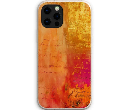 Warm Amber Seranade Eco Phone Case Eclectic Art - D'Sare