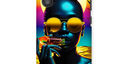 Tropical Sunset Dreams : Neon Vibes Tough Phone Case by Prodigi