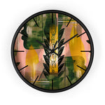 Echoes of Life Eclectic Abstract Art Wall Clock - D'Sare