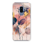 Peachy Blue Golden Flora Escape  Snap Phone Case - D'Sare