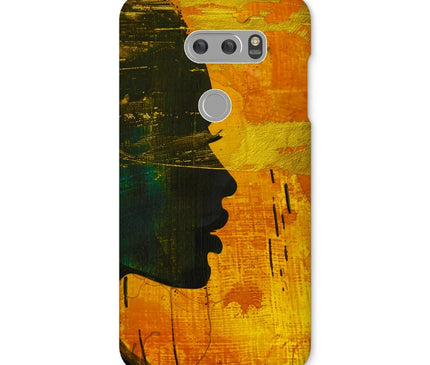 Golden Afrocentric Silhouette Snap Phone Case - D'Sare