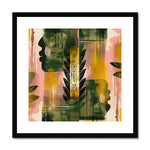 Echos of Duality Golden Pink Reflection Framed & Mounted Print