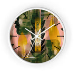 Echoes of Life Eclectic Abstract Art Wall Clock - D'Sare