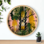 Echoes of Life Eclectic Abstract Art Wall Clock - D'Sare